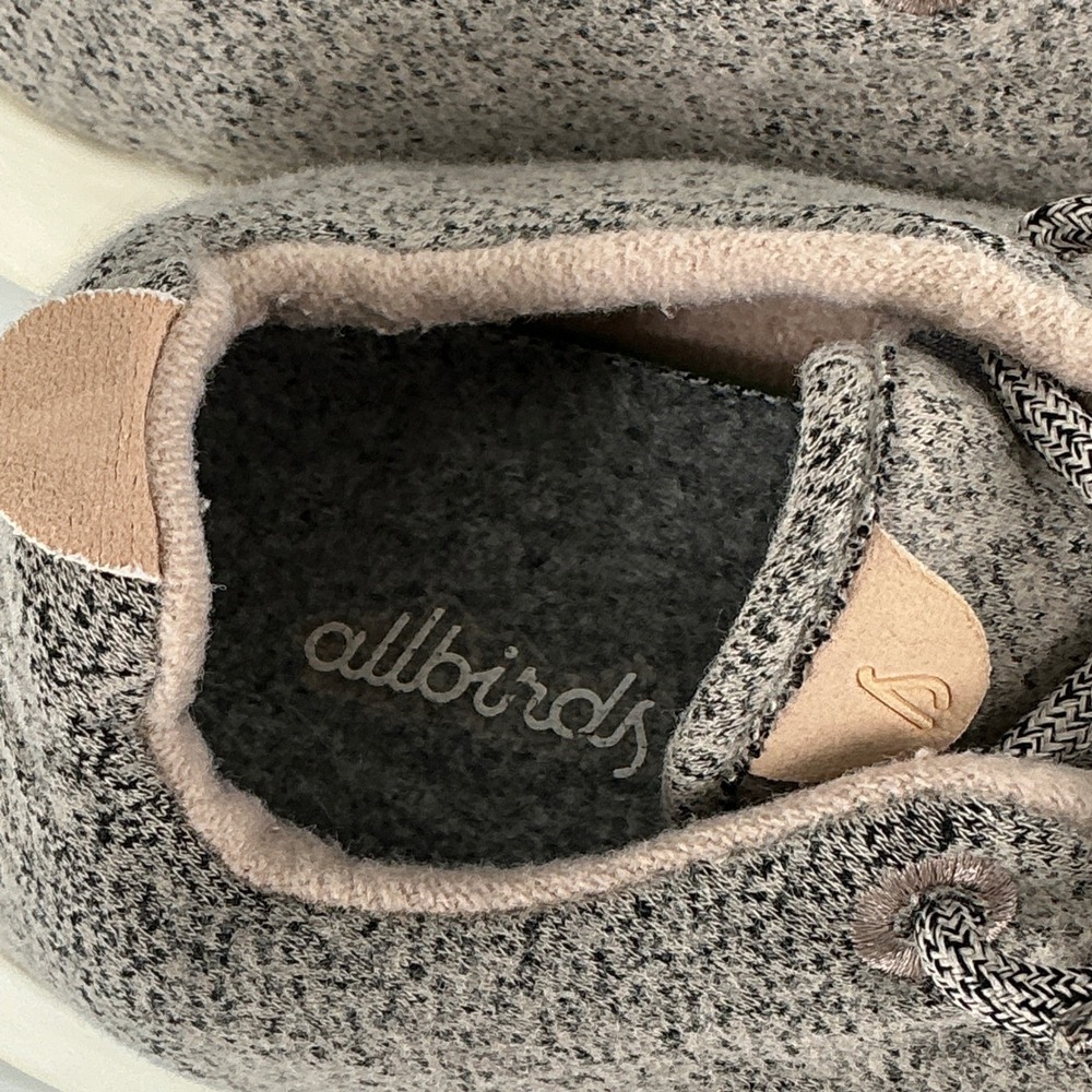 Allbirds Women's Size 9 Wool Runners Grey Knit Sneakers Mizzies Shoes - Picture 13 of 13